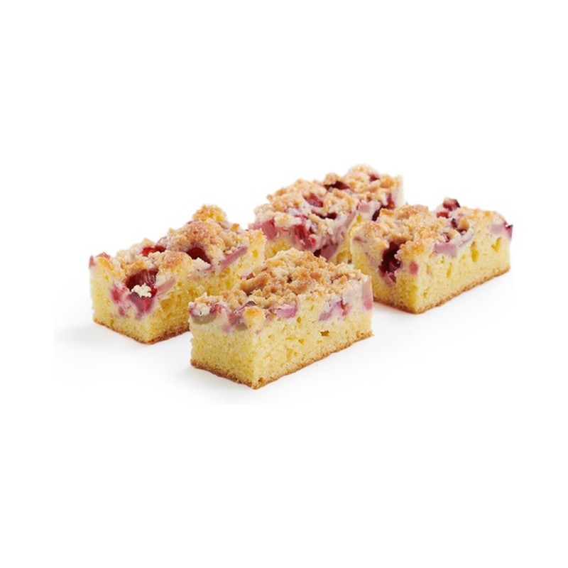 Sweet cactus individuels rhabarber erdbeer blechkuchen