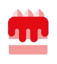 Pâtisseries à partager surgelées